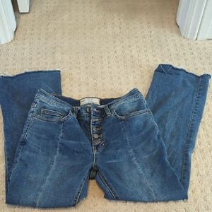 Free People Dark Blue Flare Jeans